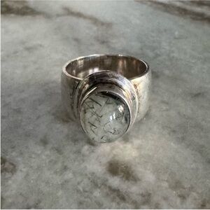 Sundance Rutilated Quartz Silver Ring